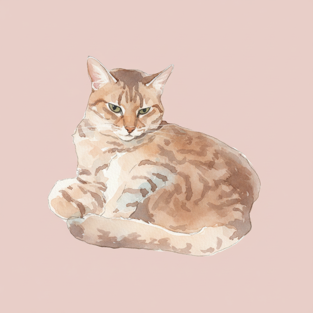 Pet in Watercolor style
