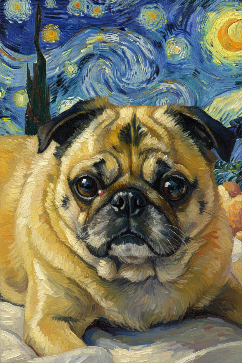 Roger in Van Gogh style