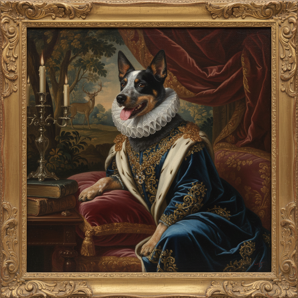 Beast in Royal Portrait style